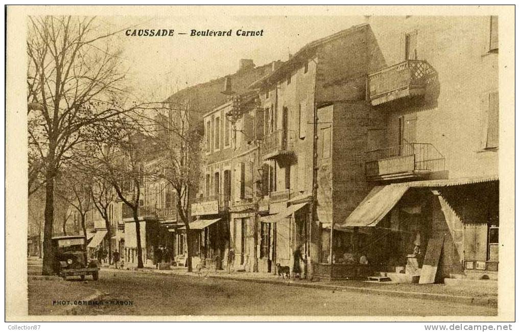 82 - TARN Et GARONNE - CAUSSADE - BOULEVARD CARNOT - Caussade