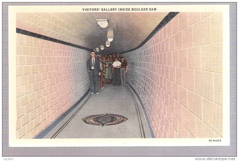 Visitors' Gallery Inside Boulder Dam - Other & Unclassified