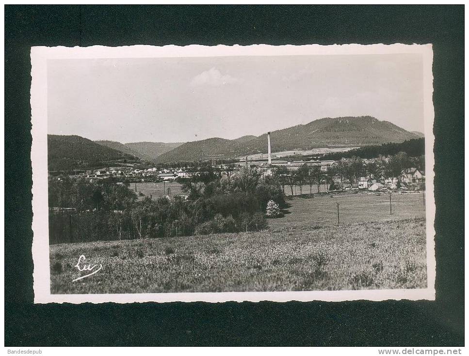 CPSM - Etival Clairfontaine ( Vosges 88) ( Vue Générale Cheminée Usine Ed. Lucien KOHLER C 203) - Etival Clairefontaine