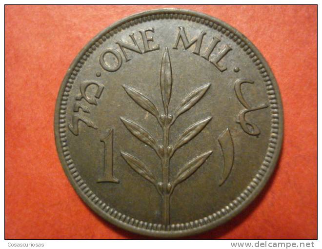 9112 PALESTINA PALESTINE   ONE MIL       AÑO / YEAR  1927  EBC+/XF+ - Autres – Asie