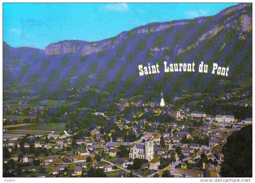 Carte Postale 38. Saint-Laurent-du-Pont  Trés Beau Plan - Saint-Laurent-du-Pont