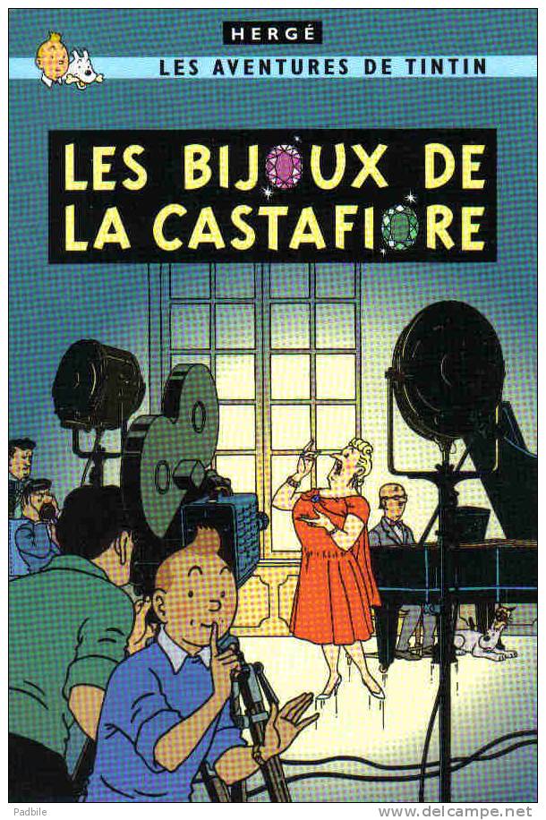 Carte Postale Hergé  Tintin "Les Bijoux De La Castafiore" Trés Beau Plan - Hergé