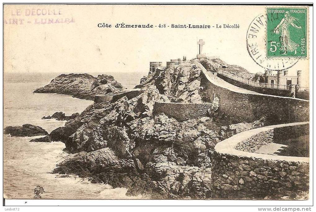 Cpa, Saint-Lunaire (I.-et-V.), Le Décollé - Saint-Lunaire