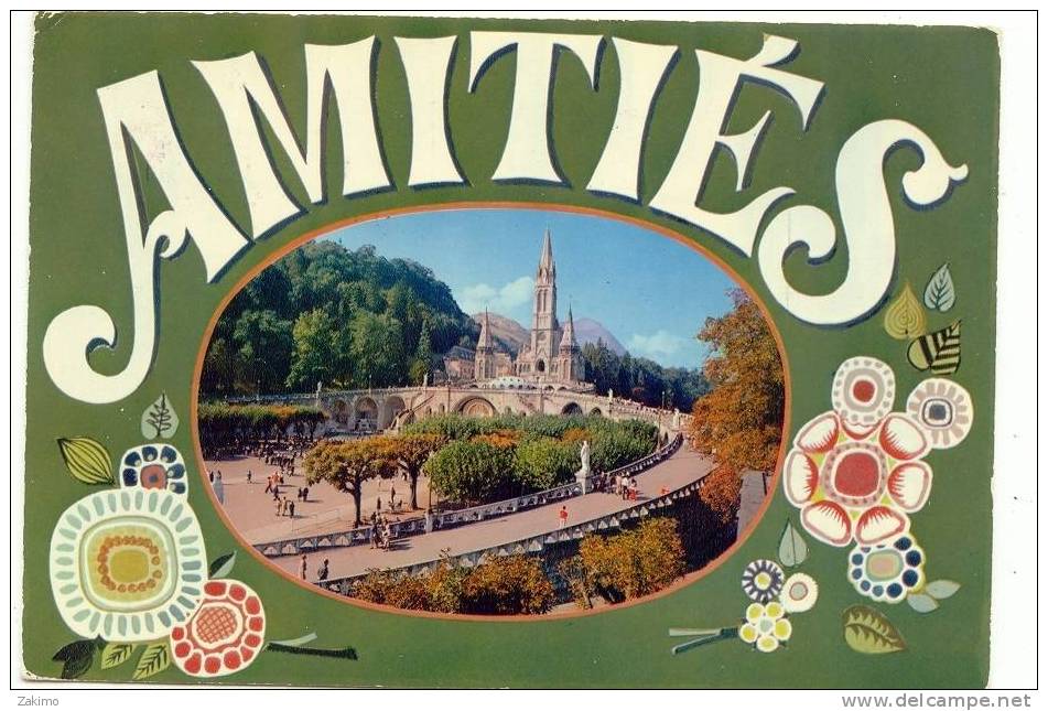 AMITIES  LOURDES LA BASILIQUE - Churches & Cathedrals