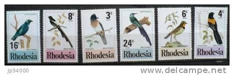 RHODESIE Oiseaux, Rapaces, Birds, Pajaros YVERT N°282 /287** MNH - Collections, Lots & Series