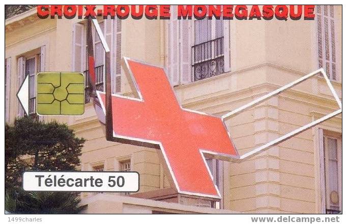 MF 48  CROIX ROUGE  50u  Puce GEM2 De 04/98 - Monaco