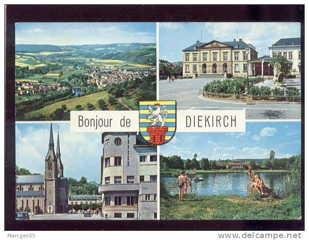 Bonjour De Diekirch Multivue édit.kraus N° 204 Belle Cpsm - Diekirch