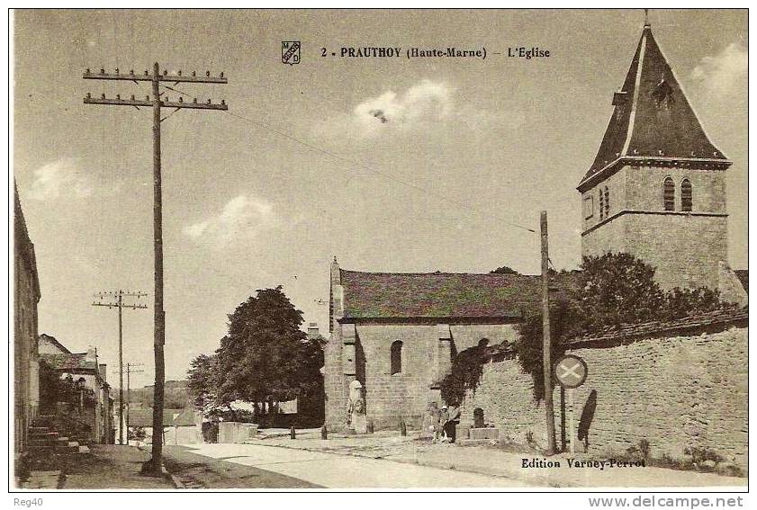 D52 - PRAUTHOY  -  L'Eglise - Prauthoy
