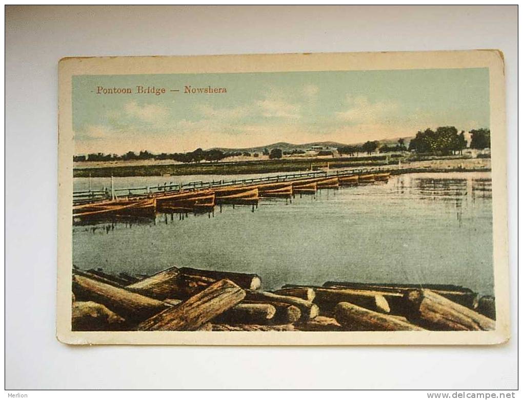 Pakistan Nowshera Bridge Of Boats - Pontoon Bridge  - Cca 1910-     F  D29774 - Pakistan