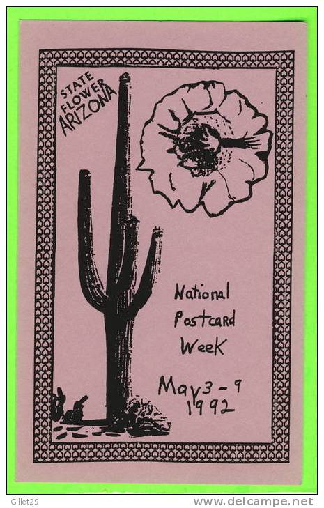 PHOENIX, AZ - NATIONAL POSTCARD WEEK, 1992 - CAROL H. SWEENEY - LIMITED EDTIT. No 157/200 Ex - - Phönix