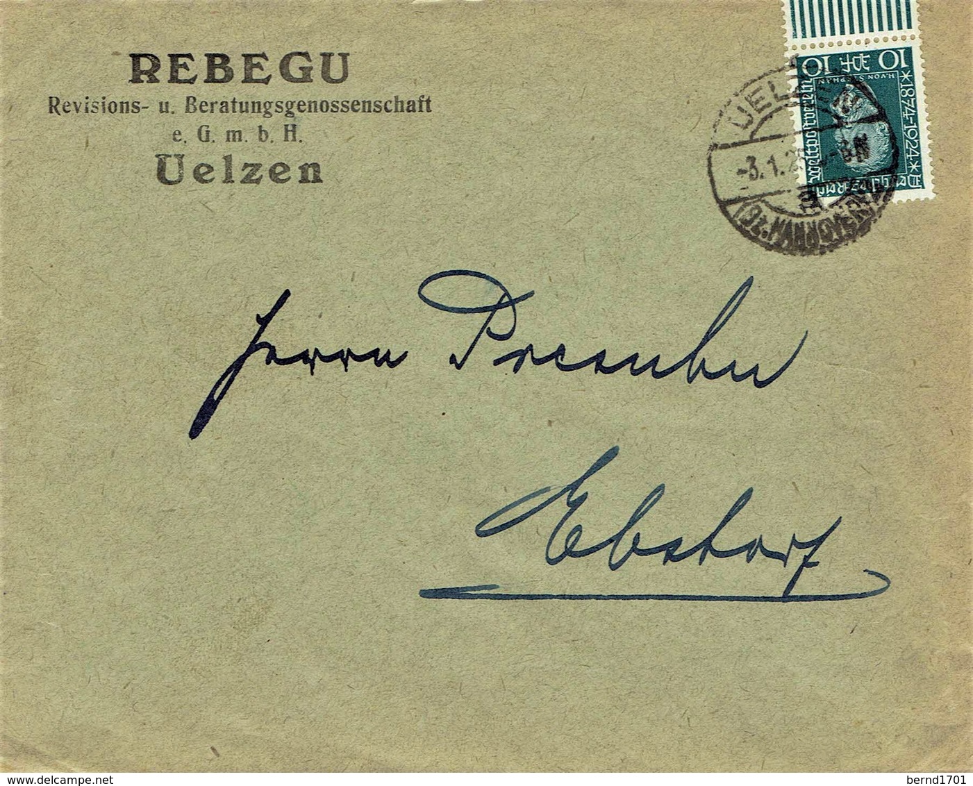 Deutsches Reich - Umschlag Echt Gelaufen / Cover Used (A835) - Briefe U. Dokumente