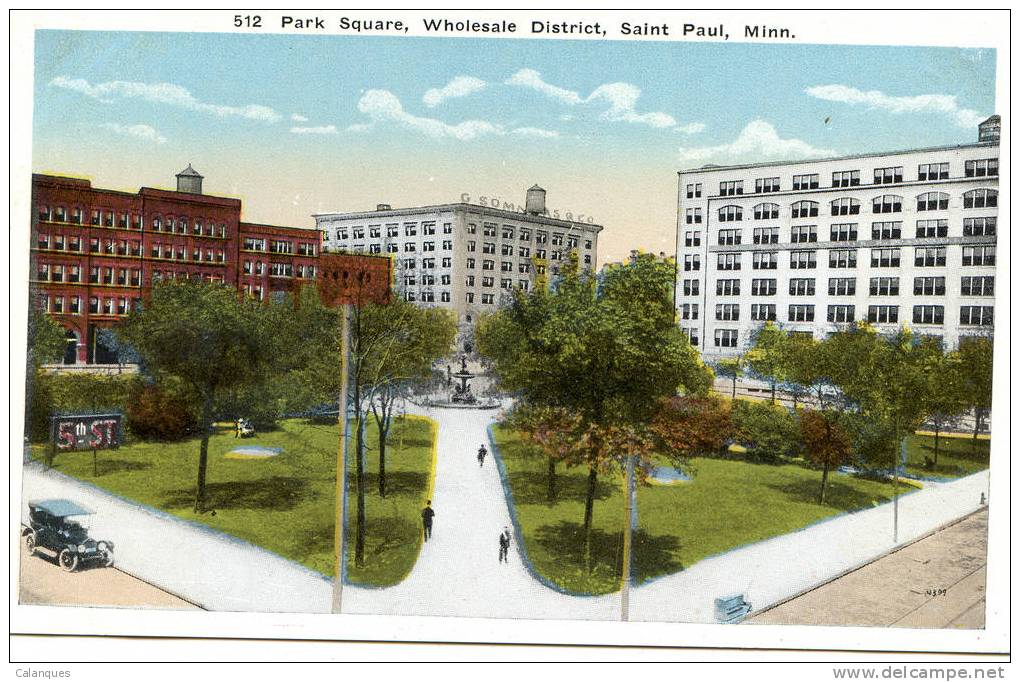 CPSM Saint Paul - Park Square - Wholesale District - Other & Unclassified