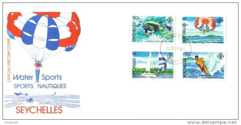 Seychelles - 1984 Water Sports FDC - Seychellen (1976-...)