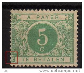 Tx  3  *  V  Cob 7 - Briefmarken