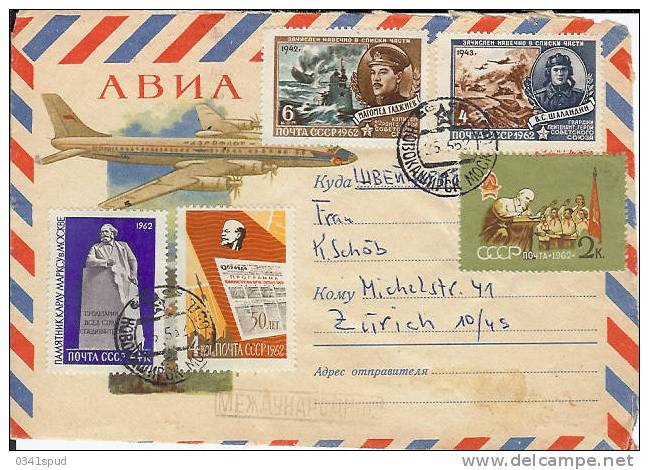 1962 Russie  URSS  Aerogramme - Storia Postale