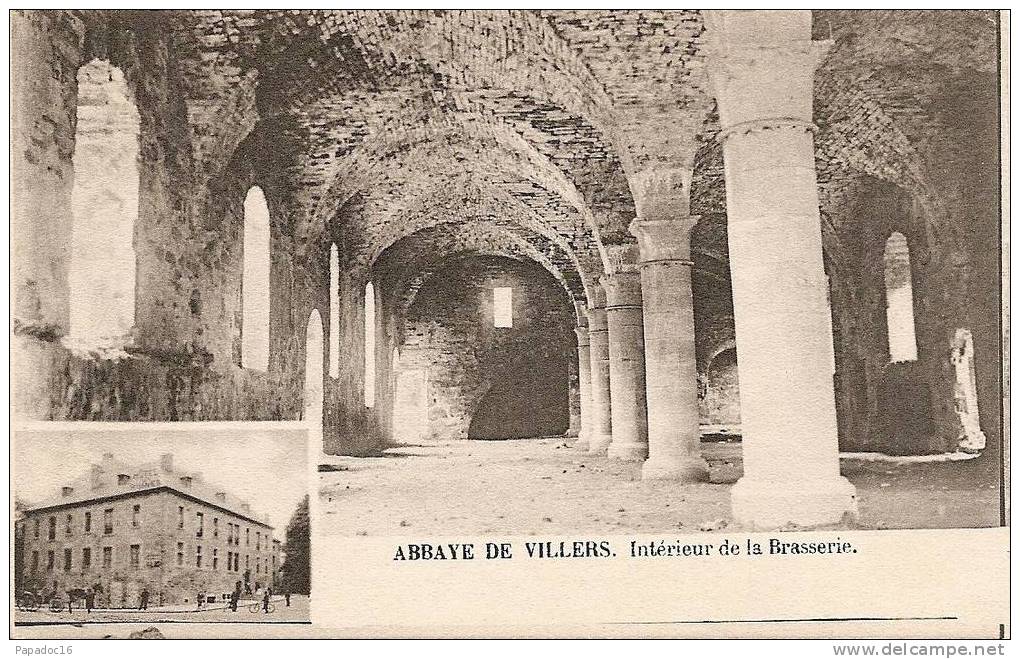 B - BW - Abbaye De Villers - Intérieur De La Brasserie - (précurseur - Non Circulée) - [Hôtel Des Ruines] - Villers-la-Ville