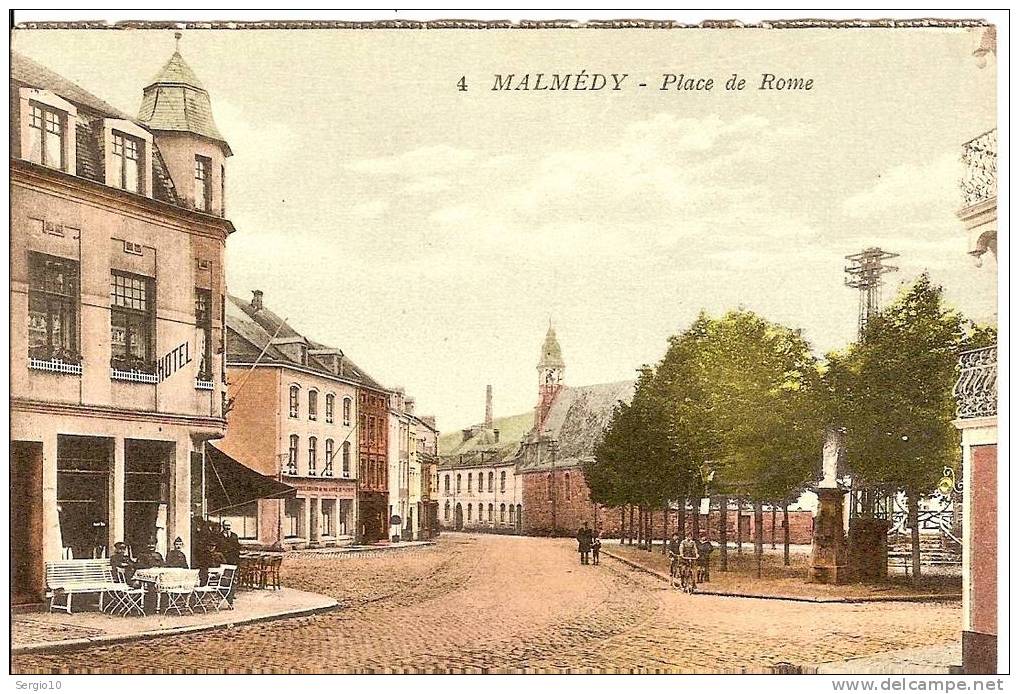 MALMEDY  :      PLACE   DE   ROME - Malmedy