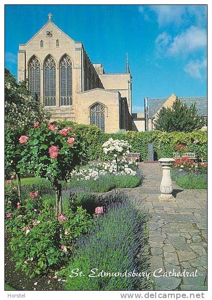 UK - Bury St Edmunds - Edmundsbury Cathedral - Garden - Autres & Non Classés