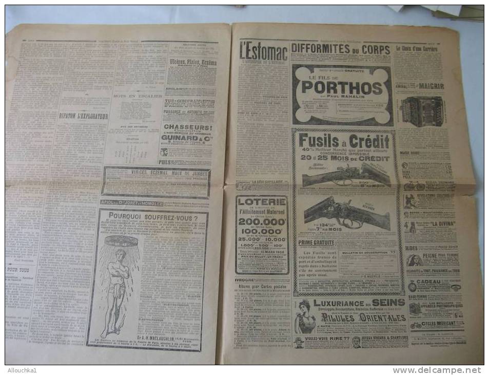 LE PETIT JOURNAL DIM-3-09-1905:AUGUSTIN FARION-100ANS DE VERJUX-ANNE GAUDILLOT-NAVIGATION-NIGER-KOULIKORO A TOMBOUCTOU - Le Petit Journal