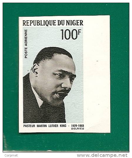 NOBEL PRIZE - MARTIN LUTHER KING - NIGER IMPERFORATE MARGINAL W/IMPRINTS EXAMPLE Yvert A97 (normal Perf 13) - MINT NH - Martin Luther King
