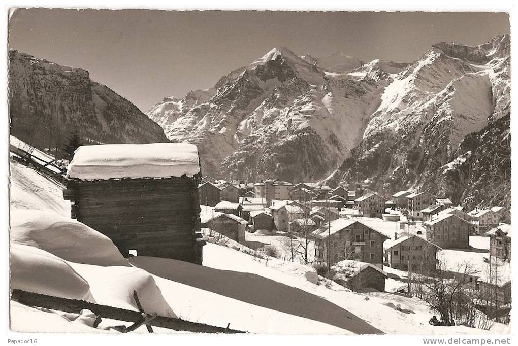 CH - VS - Grächen 1619 M - Weisshorn, Brunegghorn, Bishorn - HMAK / CPSM (gelaufen / Circulée 1968) - Grächen