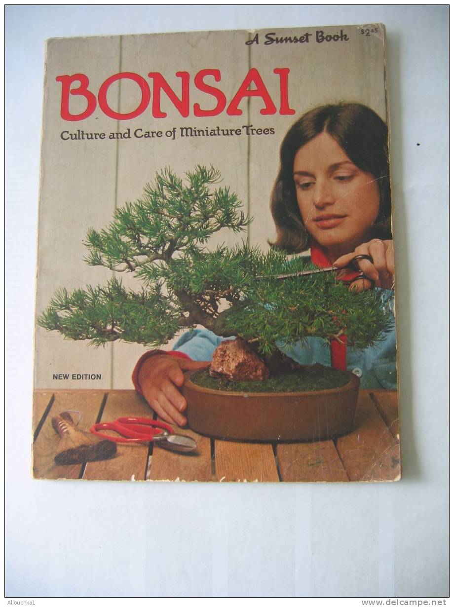 JARDINAGE  LIVRE SUR LA CULTURE DU BONZAI -  1976 DE BUFF-BRADLEY- - Giardinaggio