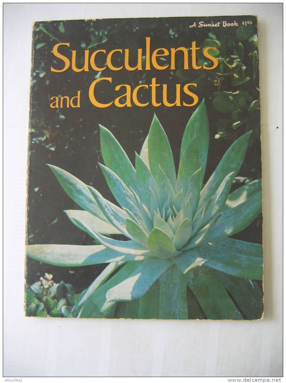 LIVRE SUCCULENT CACTUS -CULTURE DES CACTUS DE 1972 EDITION PHILIP EDINGER - Jardinage