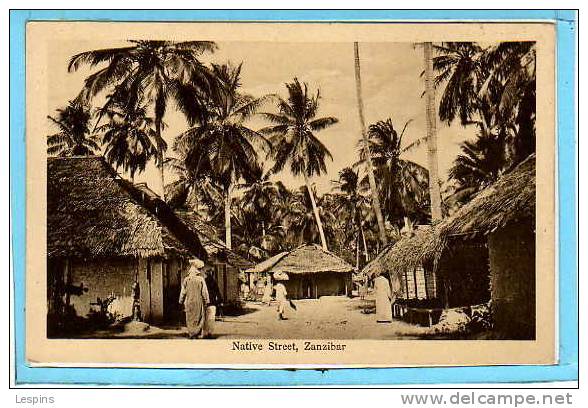 TANZANIE - Zanzibar - Native Street - Tanzania