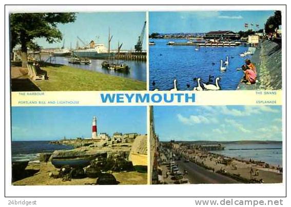 Weymouth Dorset Multi View 1980s Sealink Ships - Weymouth