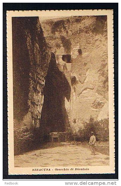 Early Postcard Orecchio Di Dionisio Siracusa Sicily Italy - Ref 173 - Siracusa