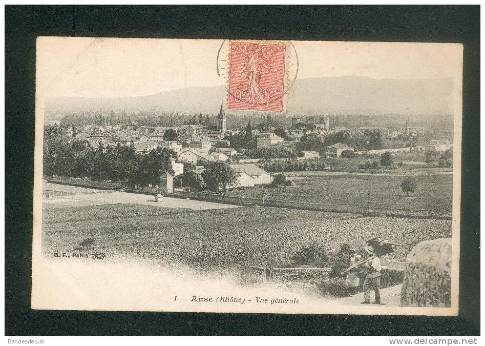 Anse( Rhône 69) - Vue Générale ( Animée B.F. N°1) - Anse