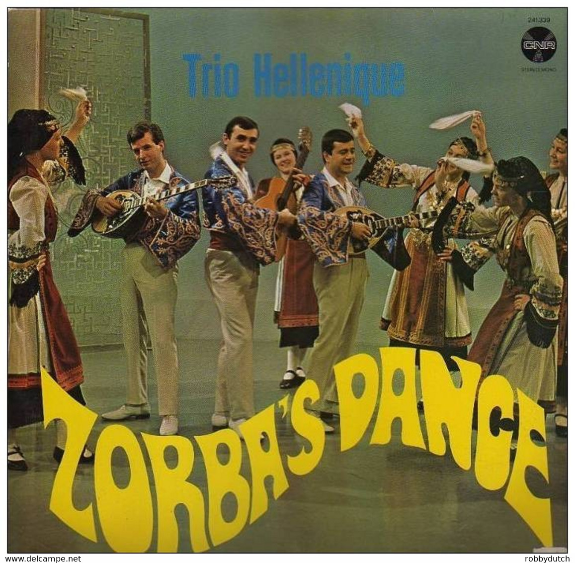 * LP * TRIO HELLENIQUE - ZORBA'S DANCE - Country & Folk