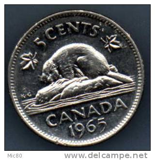 Canada 5 Cents 1965 Sup - Canada