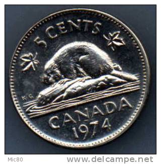 Canada 5 Cents 1974 Sup - Canada