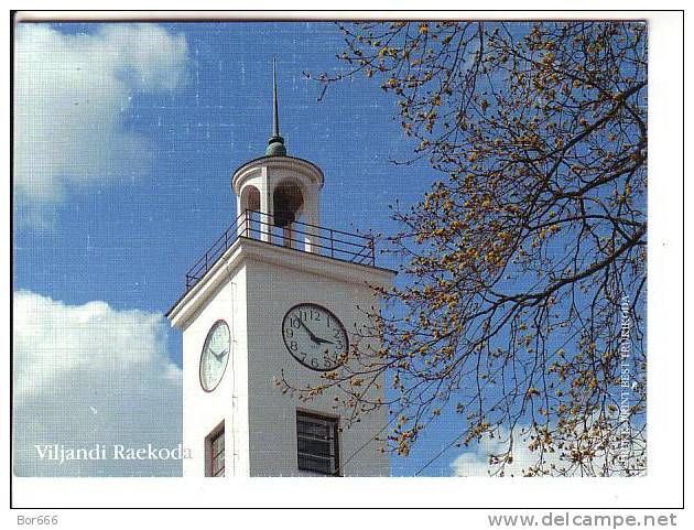 GOOD ESTONIA Postcard - VILJANDI City Hall - Estonia