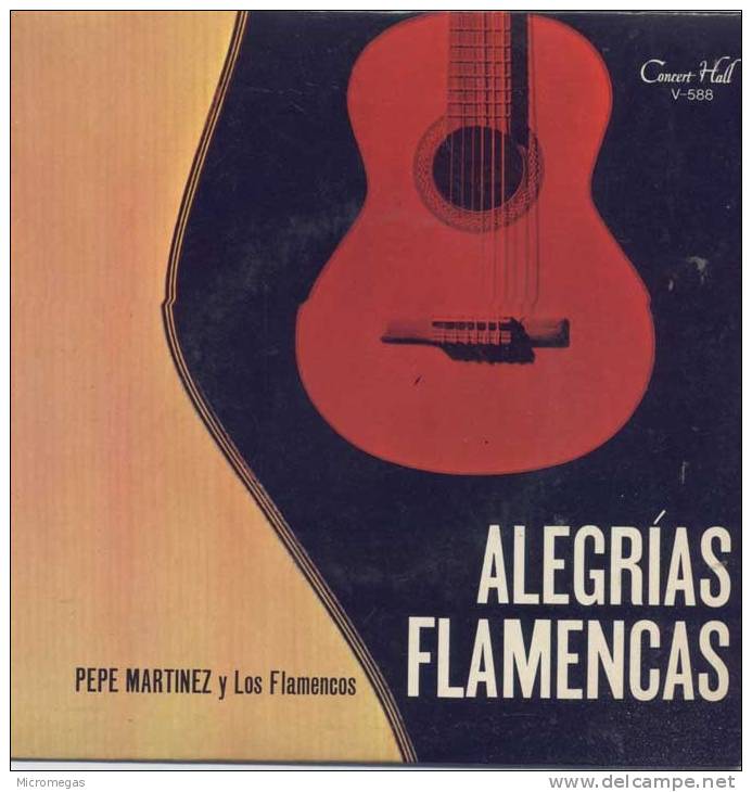 45T Pepe Martinez Y Los Flamencos : Alegrias Flamencas - Otros - Canción Española