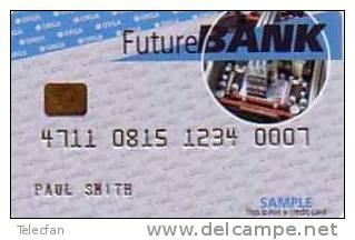 FRANCE CARTE A PUCE FUTURE BANK SAMPLE ORGA RARE - Tarjetas De Salones Y Demostraciones