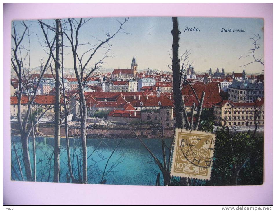 PRAHA  :  Staré Mèsto.   Carte Couleur - Tschechische Republik