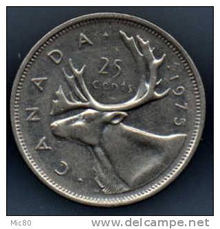 Canada 25 Cents 1975 Sup - Canada