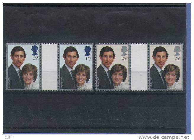 1001/02 ** Y/T Gutter Pairs MNH  (M321) - Sin Clasificación