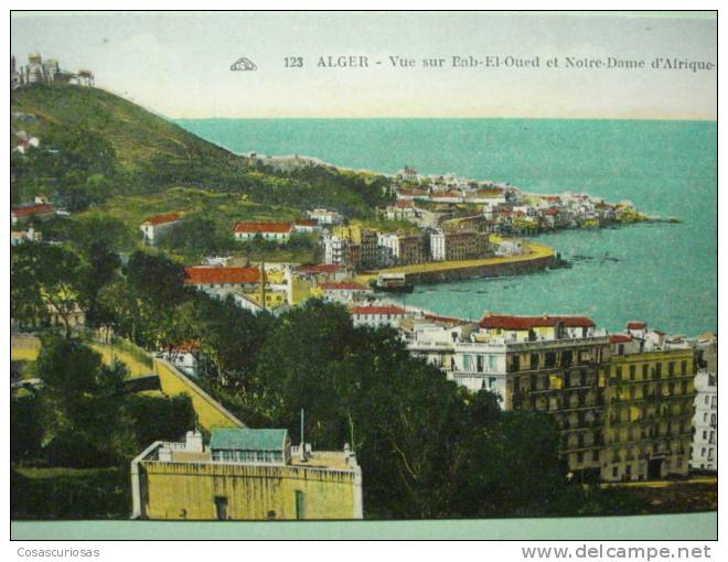 9510  ALGERIE  ARGELIA   ALGER  VUE SUR BAB EL QUED   AÑOS / YEARS / ANNI  1920 - Uomini