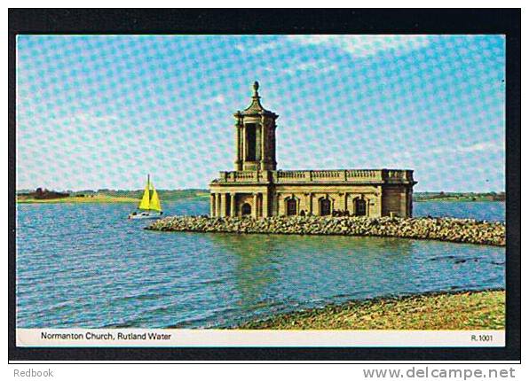 Postcard Normanton Church Near Oakham Rutland Water Leicestershire  - Ref 174 - Rutland