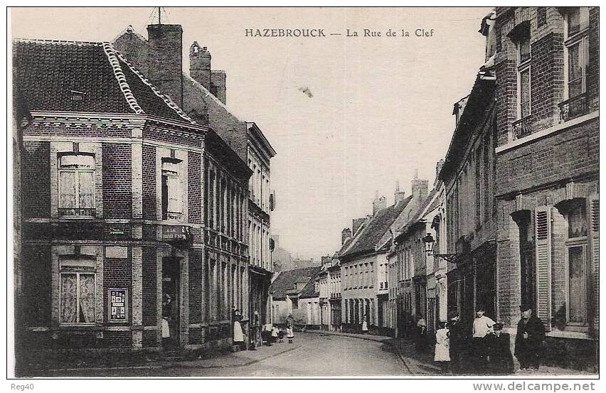 D59 - HAZEBROUCK  -  La Rue De La Clef - Hazebrouck