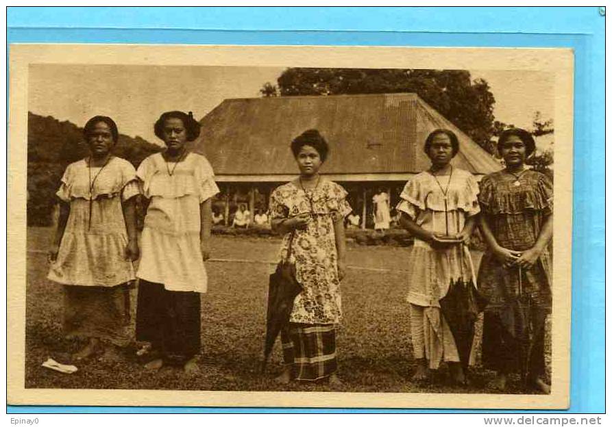 B - OCEANIE - Iles Samoa - Jeunes éléves Des Soeurs D'Apia - Samoa