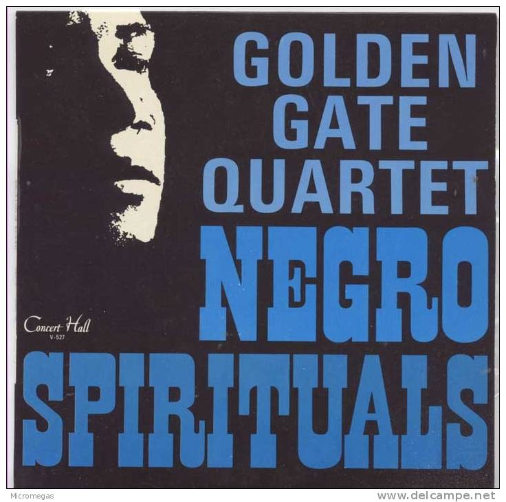 45T   Golden Gate Quartet : Negro Spirituals - Religion & Gospel