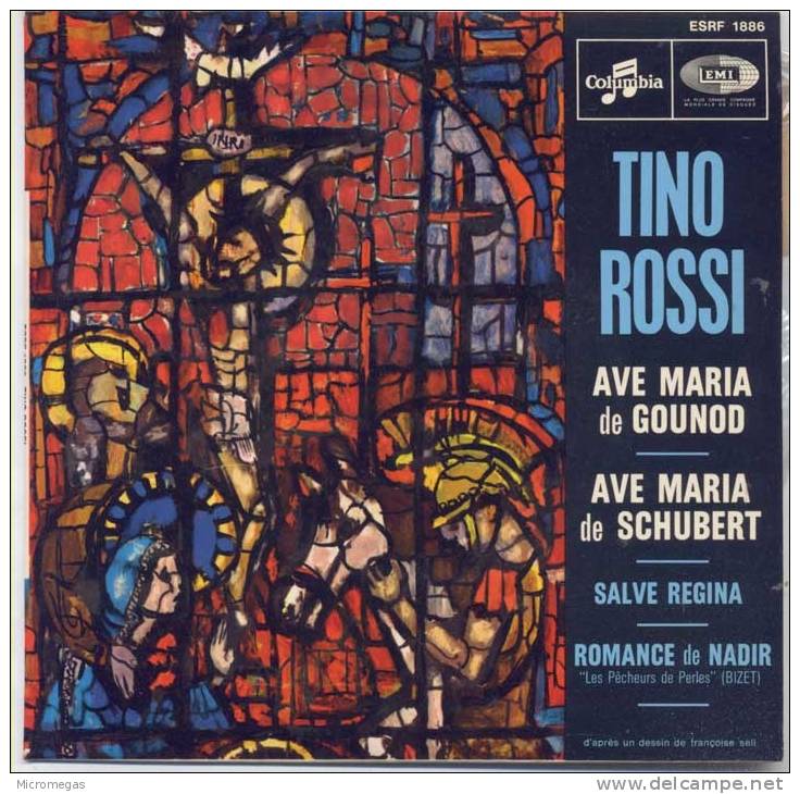 45T  Tino Rossi Ave Maria - Classique