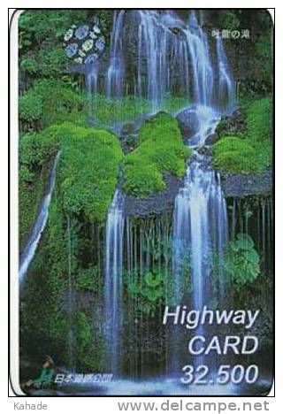 Japan Prepaidcard Wasserfal Waterfalls - Landschaften
