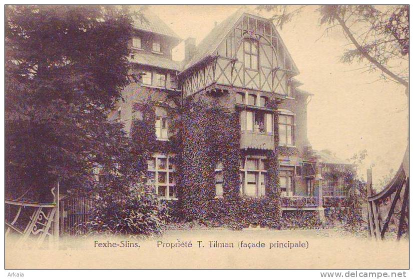 FEXHE-SLINS = Propriété T. Tilman - Façade Principale (edit. Henri Kaquet) Vierge - Juprelle