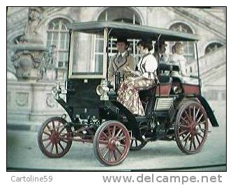 AUTO CAR VOITURE AUTOMOBIL BAUJAHR 1899 ZWEIZYLINDER 2 CILINDRI STORICA CONTRA MOTOR 2720 Cm3 ANIMATA N1975 P4896 - Taxi & Carrozzelle