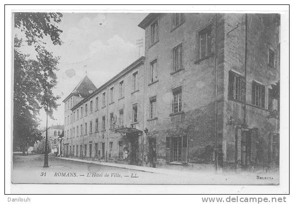 26 / FL/ ROMANS, L'Hotel De Ville, LL 31 Selecta - Romans Sur Isere